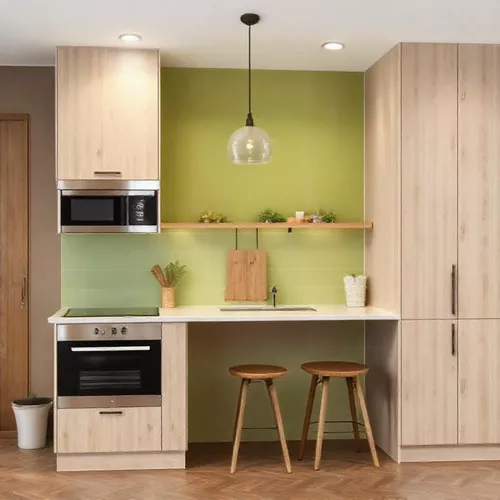 Desain dapur kecil bergaya Skandinavia oleh kontraktor interior Jakarta untuk proyek kecil-kontraktor interior kantor splusa.id Desain dapur kecil bergaya Skandinavia oleh kontraktor interior Jakarta untuk proyek kecil-kontraktor interior kantor splusa.id