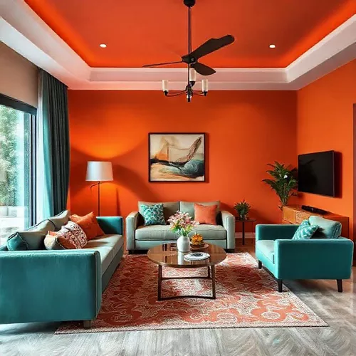 Desain interior dengan penggunaan warna berani di Banjarmasin, menampilkan dinding cerah dan furnitur mencolok-kontraktor interior kantor splusa.id Desain interior dengan penggunaan warna berani di Banjarmasin, menampilkan dinding cerah dan furnitur mencolok-kontraktor interior kantor splusa.id