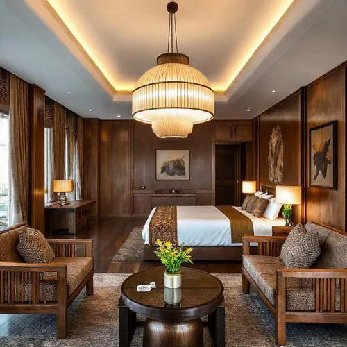 Desain interior hotel tradisional Banjarmasin dengan ukiran kayu dan furnitur nyaman, menciptakan suasana yang otentik-kontraktor interior kantor splusa.id Desain interior hotel tradisional Banjarmasin dengan ukiran kayu dan furnitur nyaman, menciptakan suasana yang otentik-kontraktor interior kantor splusa.id