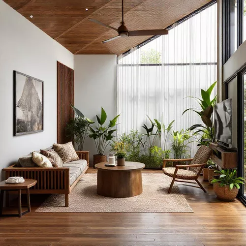 Desain interior ramah lingkungan dengan penggunaan material alami, mencerminkan tren desain interior Banjarmasin-kontraktor interior kantor splusa.id Desain interior ramah lingkungan dengan penggunaan material alami, mencerminkan tren desain interior Banjarmasin-kontraktor interior kantor splusa.id