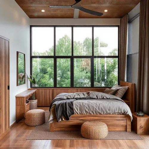 Desain kamar tidur menenangkan dengan furnitur kayu jati dari kontraktor interior Jakarta-kontraktor interior kantor splusa.id Desain kamar tidur menenangkan dengan furnitur kayu jati dari kontraktor interior Jakarta-kontraktor interior kantor splusa.id