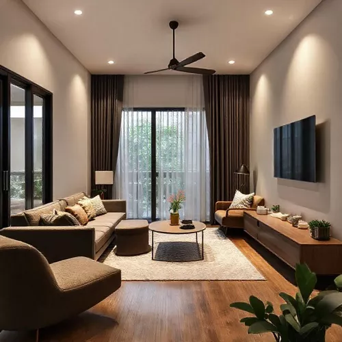 Desain ruang tamu minimalis modern oleh kontraktor interior Jakarta untuk proyek kecil-kontraktor interior kantor splusa.id Desain ruang tamu minimalis modern oleh kontraktor interior Jakarta untuk proyek kecil-kontraktor interior kantor splusa.id