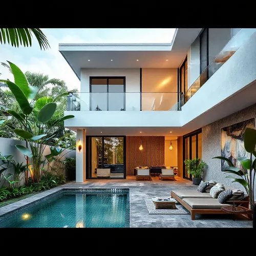 Renovasi rumah minimalis modern di Jakarta Barat dengan kolam renang dan desain tropis, menciptakan ruang yang nyaman dan elegan-splusa.id Renovasi rumah minimalis modern di Jakarta Barat dengan kolam renang dan desain tropis, menciptakan ruang yang nyaman dan elegan-splusa.id