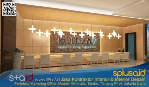 Desain Interior Modern Minimalis, Marketing Office di Summarecon Mall Serpong,Gading Serpong, Kelapa Dua, Kabupaten Tangerang, Provinsi Banten – Kontraktor Interior dan Interior Desain – Portofolio ( (2)