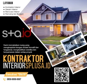 Kontraktor Interior Terpercaya di Tanah Abang, Jakarta Pusat-SPlusA.id Kontraktor Interior Desain Interior Jakarta Banjarmasin Makassar Medan Palembang Jambi Bali Kendari Kalimantan Sulawesi