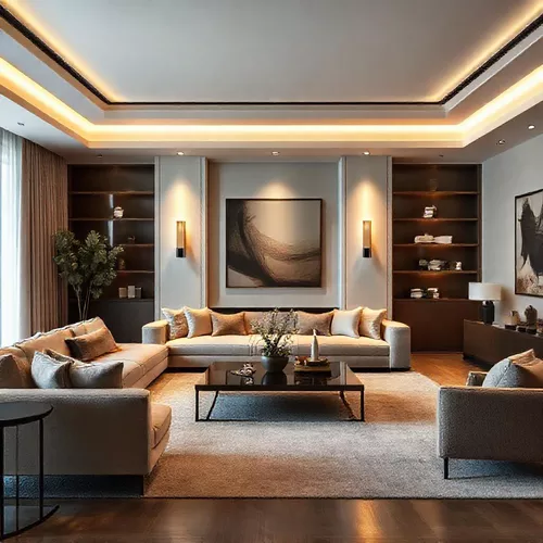 Ruang tamu modern yang nyaman dan fungsional, mencerminkan desain interior SPlusA.id di Kalimantan Selatan-interior splusa.id Ruang tamu modern yang nyaman dan fungsional, mencerminkan desain interior SPlusA.id di Kalimantan Selatan-interior splusa.id