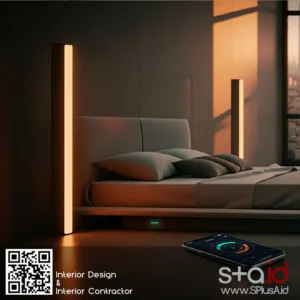 interior desain Kamar tidur dengan teknologi canggih-interior desain SPlusA.id