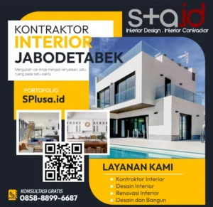 kontraktor interior jakarta gaya mediterania - SPlusA.id Kontraktor Interior dan Desain Interior