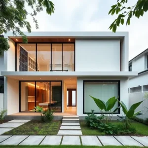 Contoh desain rumah minimalis dengan smart home system di Jakarta Selatan-kontraktor interior Jakarta splusa.id