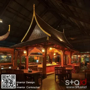 Desain interior rumah makan Padang yang otentik di Jakarta-design interior jakarta SPlusA.id