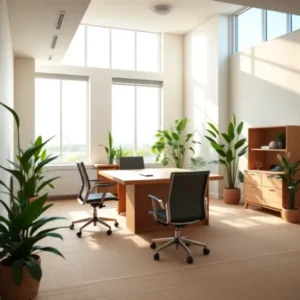 Kantor modern dengan desain Feng Shui-kontraktor interior Jakarta splusa.id