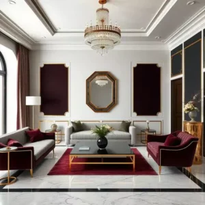 Ruang Tamu Minimalis dengan Sentuhan Art Deco-kontraktor interior jakarta (SPLusA.id)