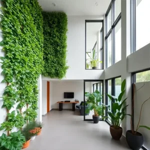 Vertical garden untuk desain interior ramah lingkungan di Jakarta-interior splusa.id
