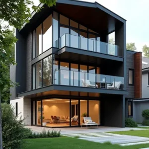 Desain rumah modern 2 lantai-kontraktor interior Jakarta splusa.id