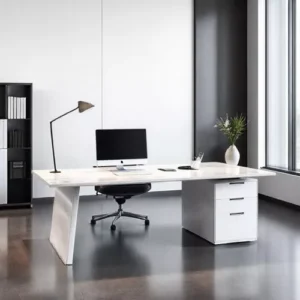 Meja kantor HPL-Kontraktor Interior SPlusA.id