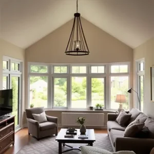 Ruang Keluarga dengan Pencahayaan Alami dan Buatan-kontraktor interior Jakarta splusa.id