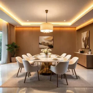 Warna ruang makan-Kontraktor Interior SPlusA.id