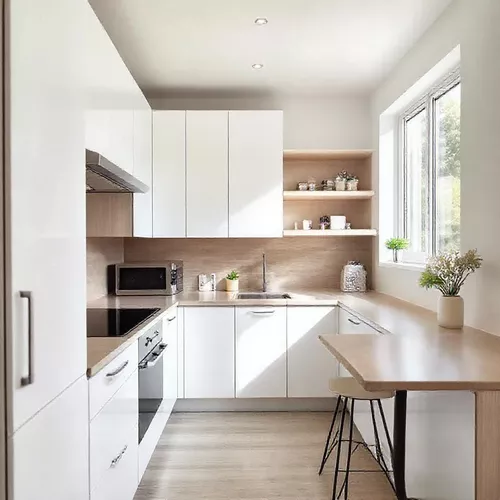 Dapur Mungil Minimalis Modern-kontraktor interior splusa.id Dapur Mungil Minimalis Modern-kontraktor interior splusa.id