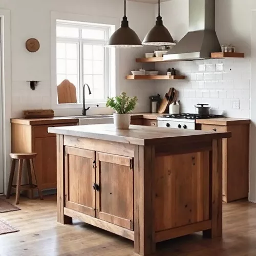 Dapur Mungil Minimalis dengan Kitchen Island-kontraktor interior splusa.id Dapur Mungil Minimalis dengan Kitchen Island-kontraktor interior splusa.id