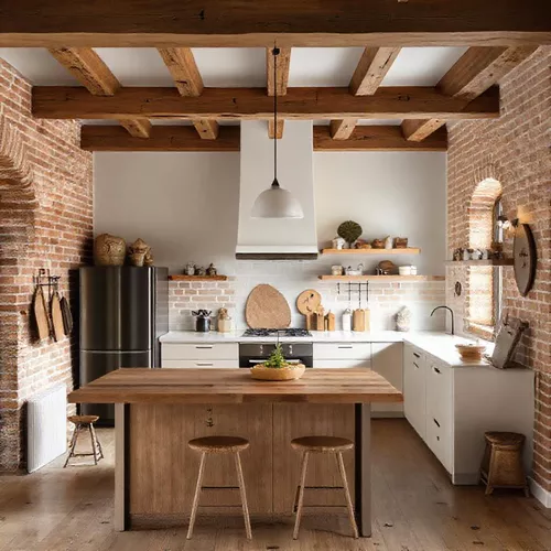 Dapur Mungil Minimalis dengan Sentuhan Rustic-kontraktor interior splusa.id Dapur Mungil Minimalis dengan Sentuhan Rustic-kontraktor interior splusa.id