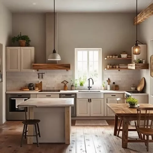 Dapur Mungil Minimalis dengan Sentuhan Rustic-kontraktor interior splusa.id Dapur Mungil Minimalis dengan Sentuhan Rustic-kontraktor interior splusa.id