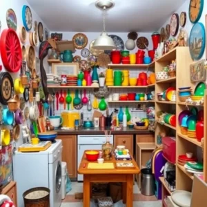 Dapur mungil dengan terlalu banyak dekorasi-kontraktor interior splusa.id