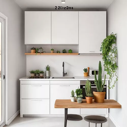Dapur mungil minimalis dengan sentuhan hijau yang menyegarkan-kontraktor interior splusa.id Dapur mungil minimalis dengan sentuhan hijau yang menyegarkan-kontraktor interior splusa.id