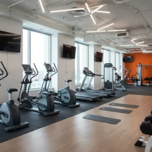 Desain Fasilitas Olahraga Modern dan Lengkap di Kantor-kontraktor interior kantor splusa.id