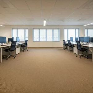 Kantor dengan karpet yang tidak sesuai-kontraktor interior kantor splusa.id