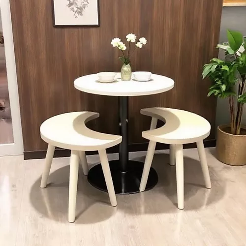 Meja makan bundar untuk dapur mungil minimalis-kontraktor interior splusa.id Meja makan bundar untuk dapur mungil minimalis-kontraktor interior splusa.id