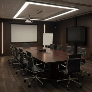 Ruang Rapat Modern dengan Desain Interior Kantor yang Elegan -kontraktor interior splusa.id