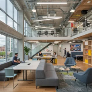 Tata Letak Ruang Kantor yang Mendukung Budaya Perusahaan -kontraktor interior splusa.id