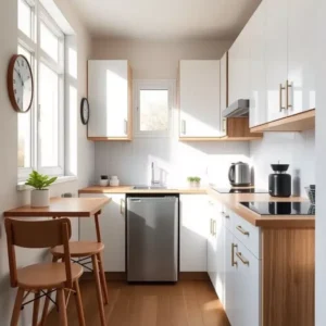 dapur mungil dengan layout galley 2x2 meter (interior splusa.id)