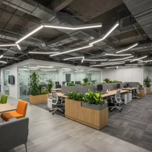 Pencahayaan kantor desain kantor modern kontraktor interior kantor-kontraktor interior kantor splusa.id