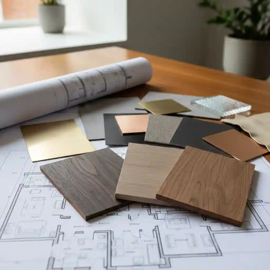 Sampel material berkualitas tinggi yang digunakan oleh kontraktor furniture jakarta untuk proyek kantor Sampel material berkualitas tinggi yang digunakan oleh kontraktor furniture jakarta untuk proyek kantor