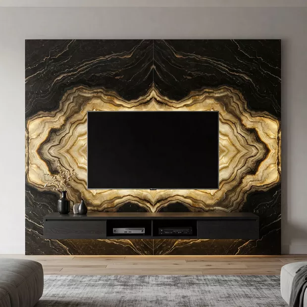 backdrop tv minimalis ruang keluarga dengan panel onyx untuk yang berjiwa petualang backdrop tv minimalis ruang keluarga dengan panel onyx untuk yang berjiwa petualang