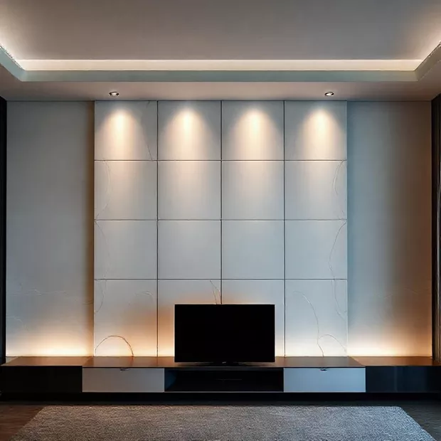 backdrop tv minimalis ruang keluarga dengan panel onyx backdrop tv minimalis ruang keluarga dengan panel onyx