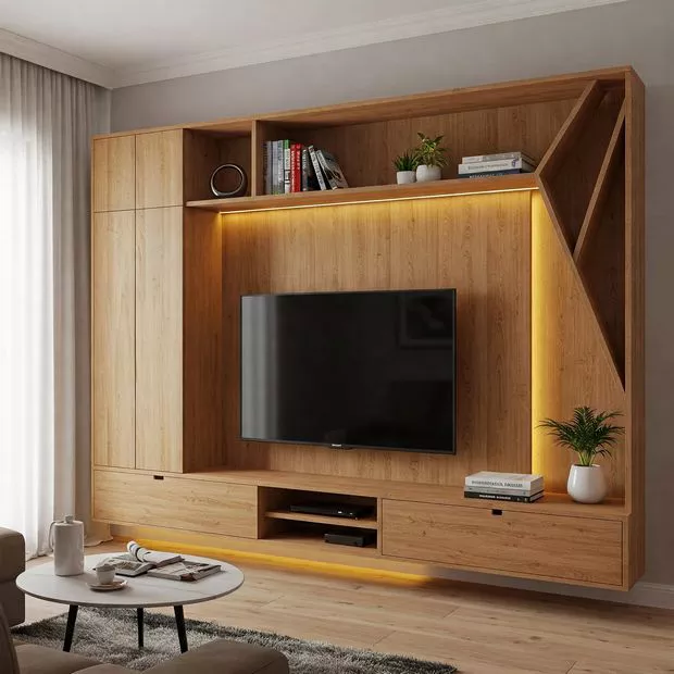 backdrop tv minimalis ruang keluarga dengan rak terbuka di ruang keluarga backdrop tv minimalis ruang keluarga dengan rak terbuka di ruang keluarga