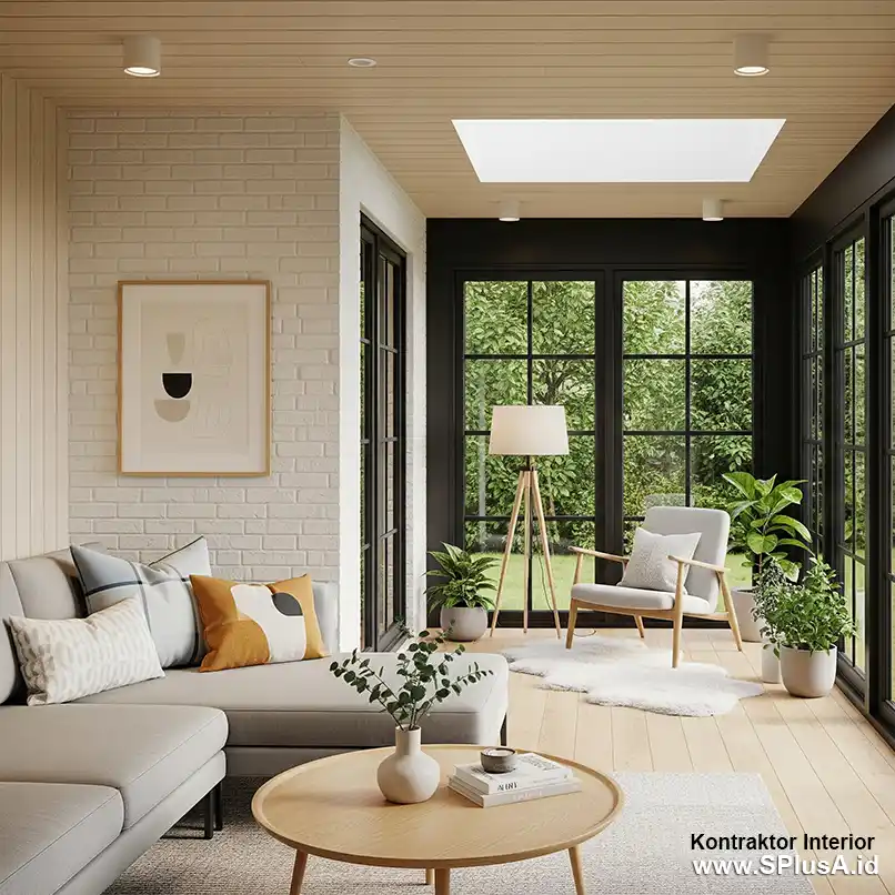teras untuk bersantai keluarga scandinavia minimalis modern -Kontraktor Interior splusa.id
