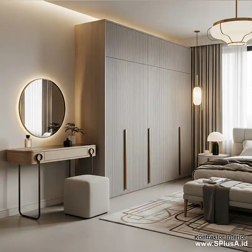 kamar tidur utama yang mewah tema scandinavia minimalis modern art deco-Harga Desain Interior per Meter- jasa interior splusa.id kamar tidur utama yang mewah tema scandinavia minimalis modern art deco-Harga Desain Interior per Meter- jasa interior splusa.id