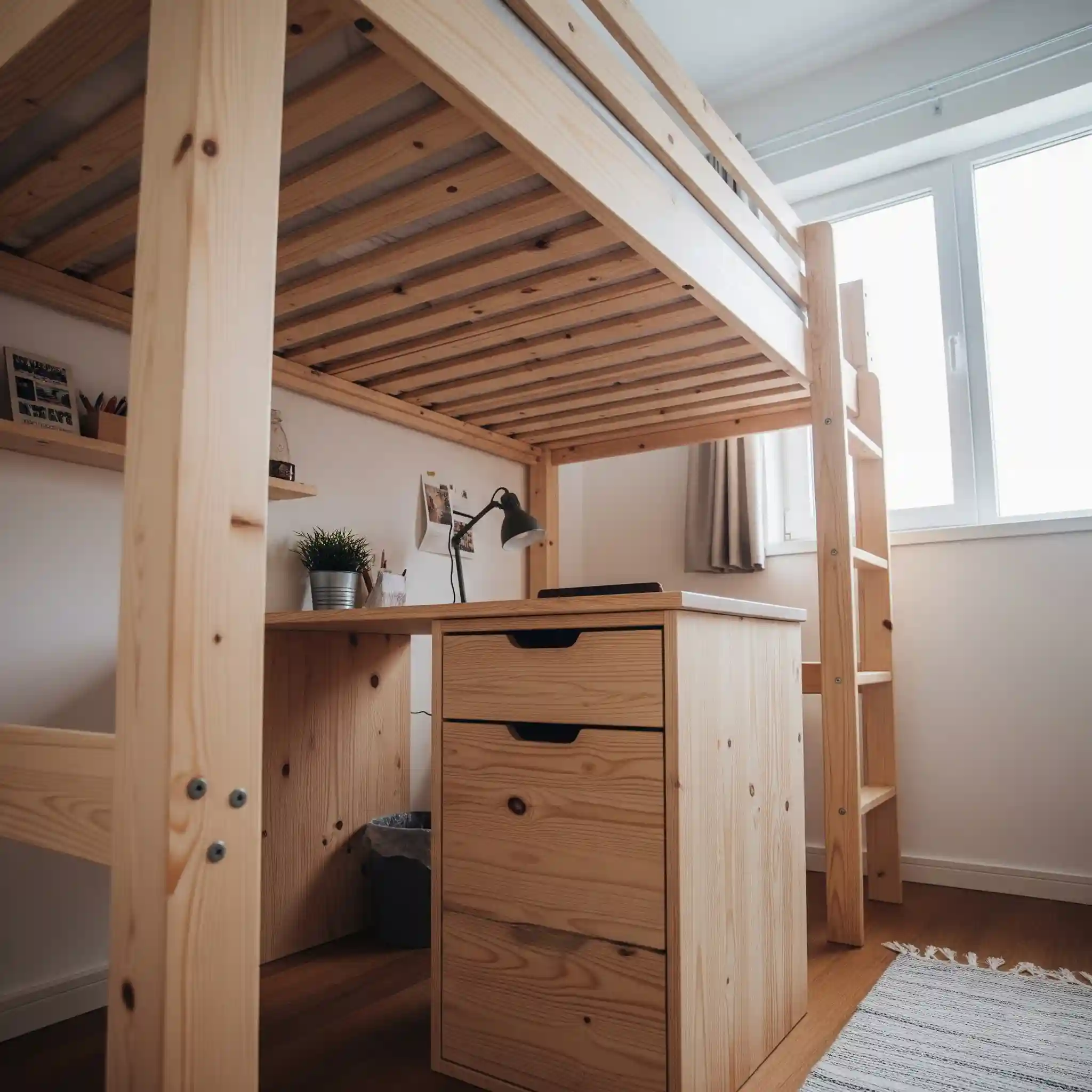 Contoh furnitur custom multifungsi berupa ranjang tingkat dengan meja belajar untuk kamar tidur rumah minimalis type 30 60-jasa interior jakarta splusa.id Contoh furnitur custom multifungsi berupa ranjang tingkat dengan meja belajar untuk kamar tidur rumah minimalis type 30 60-jasa interior jakarta splusa.id