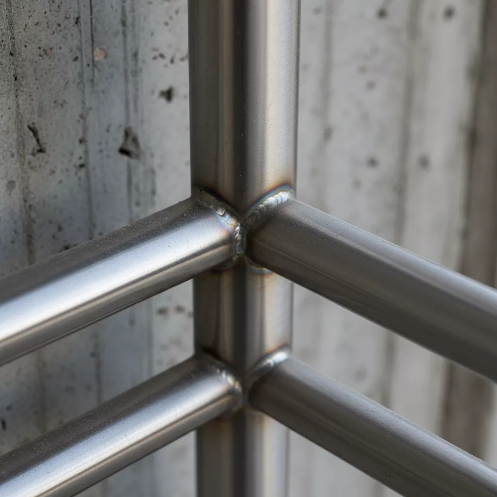Detail pagar balkon stainless minimalis modern yang rapi dan tahan karat-model pagar teras lantai 2-jasa interior splusa.id Detail pagar balkon stainless minimalis modern yang rapi dan tahan karat-model pagar teras lantai 2-jasa interior splusa.id