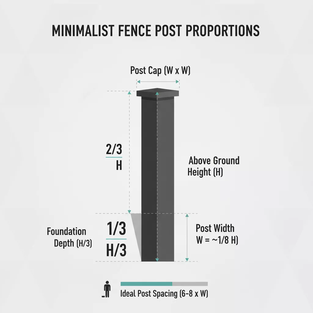 Infografis proporsi ukuran ideal untuk model tiang pagar minimalis-jasa interior splusa.id Infografis proporsi ukuran ideal untuk model tiang pagar minimalis-jasa interior splusa.id