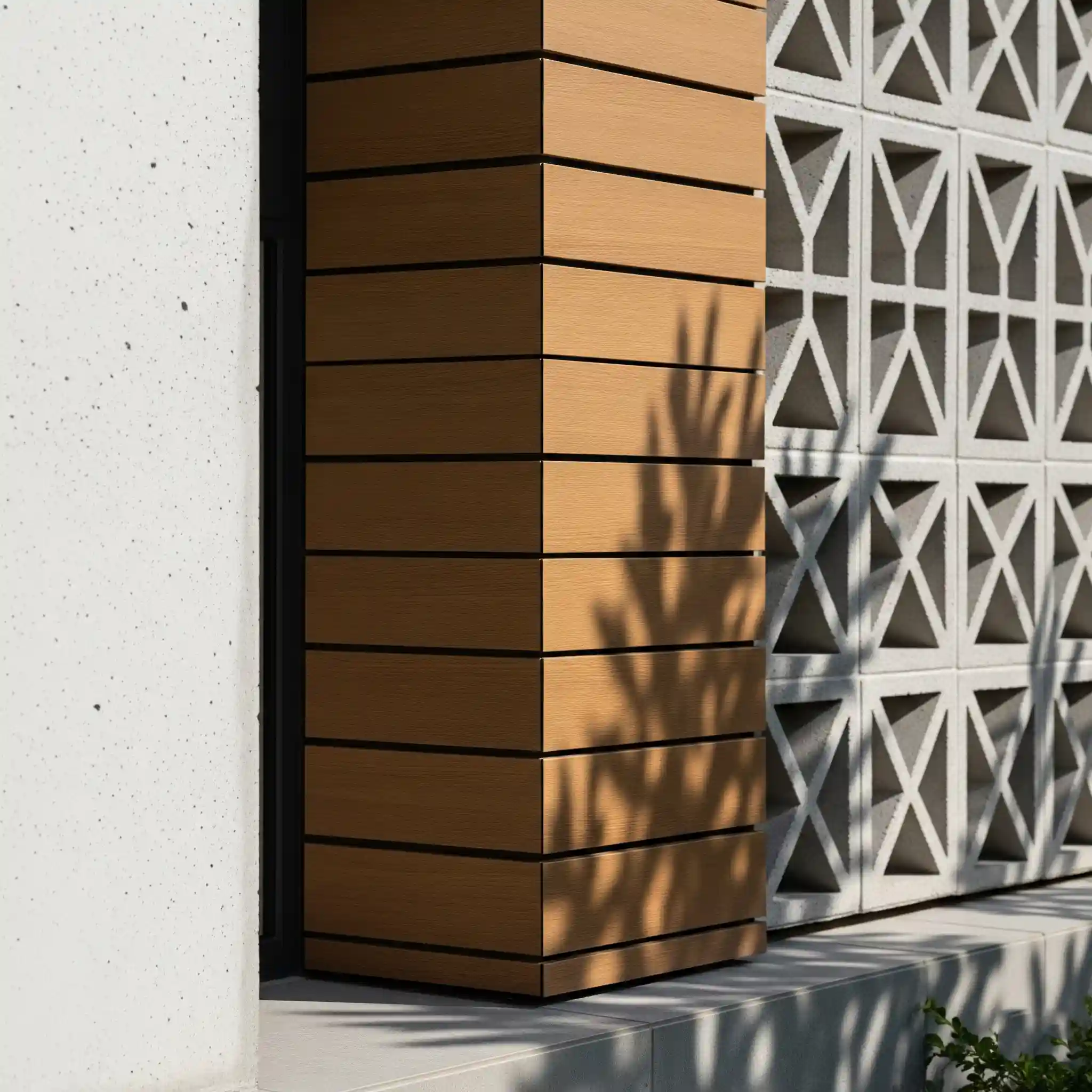 Kombinasi material desain fasad modern minimalis untuk iklim tropis Indonesia-jasa interior splusa.id Kombinasi material desain fasad modern minimalis untuk iklim tropis Indonesia-jasa interior splusa.id