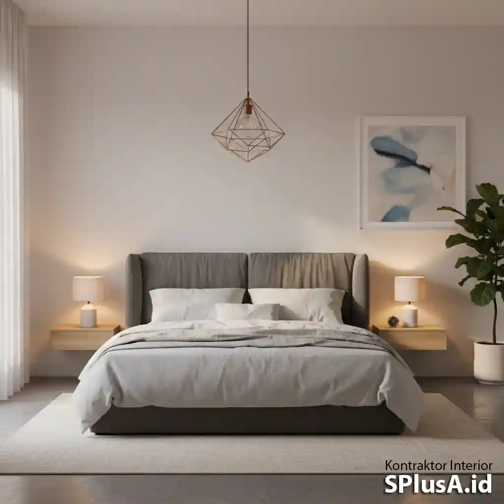 Minimalis Modern Dominasi warna netral, furniture simpel, fungsional. Gaya hemat ruang ala Japandi atau minimalis Jepang, Jepang-Korea-jasa desain kamar tidur splusa.id Minimalis Modern Dominasi warna netral, furniture simpel, fungsional. Gaya hemat ruang ala Japandi atau minimalis Jepang, Jepang-Korea-jasa desain kamar tidur splusa.id