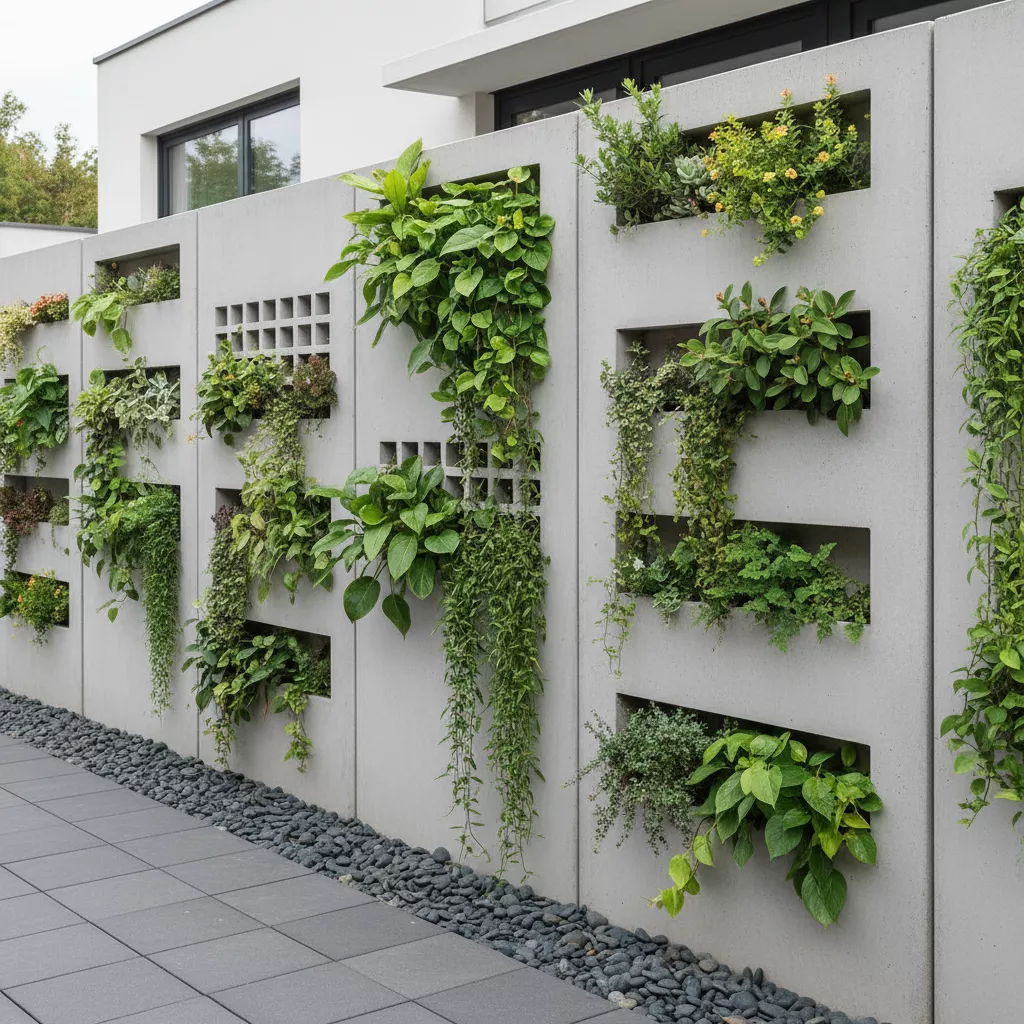Model pagar beton minimalis terbaru yang ramah lingkungan dengan konsep vertical garden terintegrasi-jasa interior splusa.id Model pagar beton minimalis terbaru yang ramah lingkungan dengan konsep vertical garden terintegrasi-jasa interior splusa.id