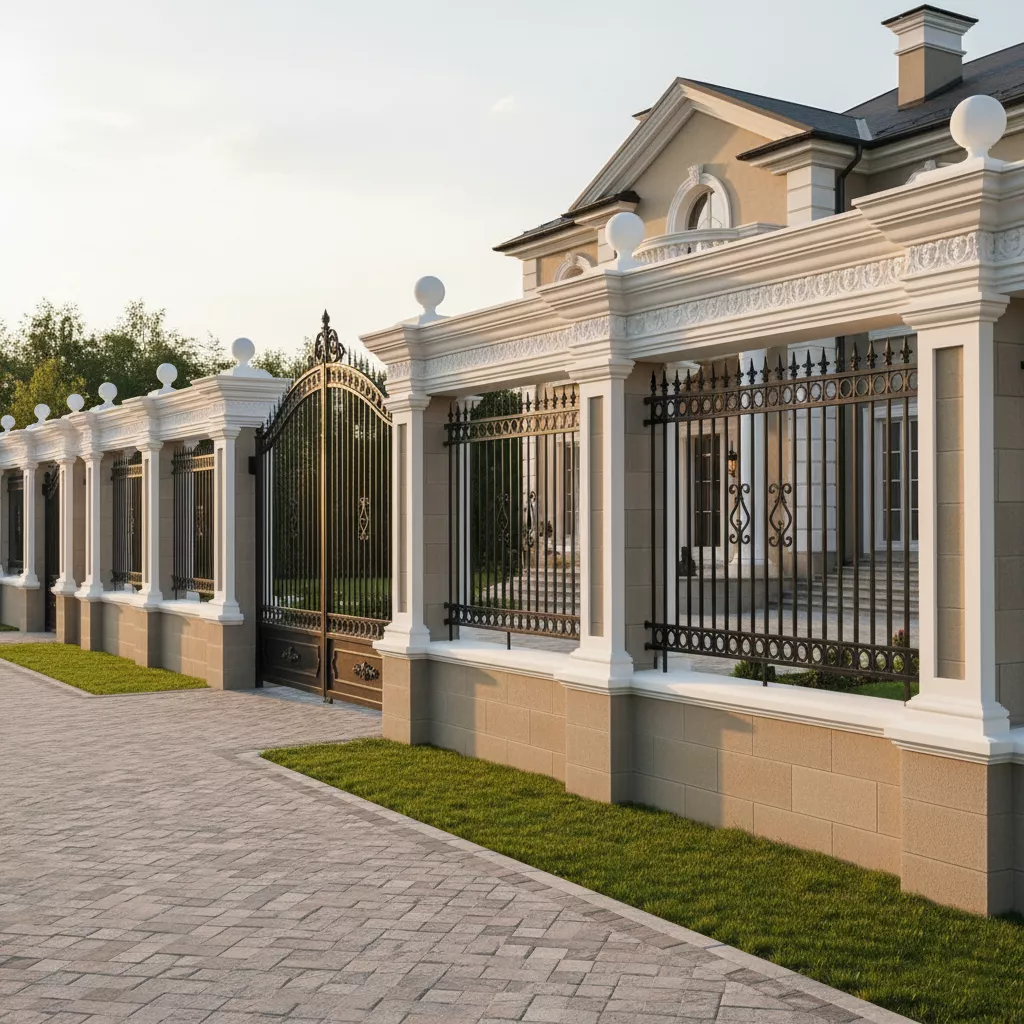 Model pagar hebel klasik dengan tambahan lis profil semen yang megah-jasa interior splusa.id Model pagar hebel klasik dengan tambahan lis profil semen yang megah-jasa interior splusa.id