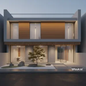 Panduan lengkap desain hotel 2 lantai minimalis modern yang fungsional dan estetik dari SplusA.id