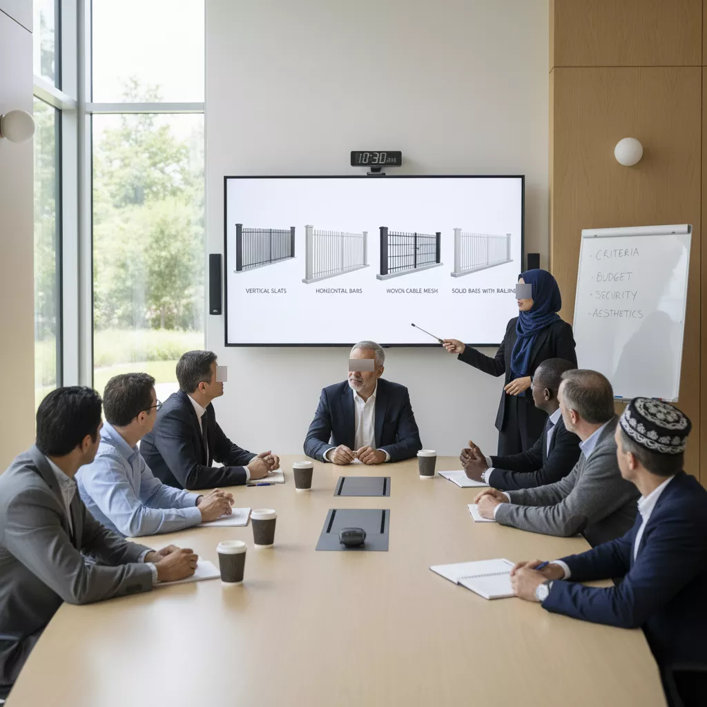 Rapat panitia masjid membahas desain pagar minimalis-jasa interior desain splusa.id