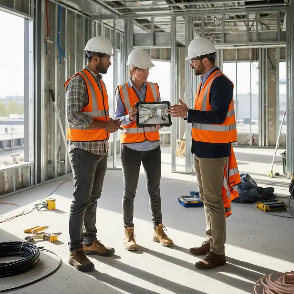 Tim jasa interior SPlusA melakukan supervisi proyek-kontraktor interior splusa.id Tim jasa interior SPlusA melakukan supervisi proyek-kontraktor interior splusa.id